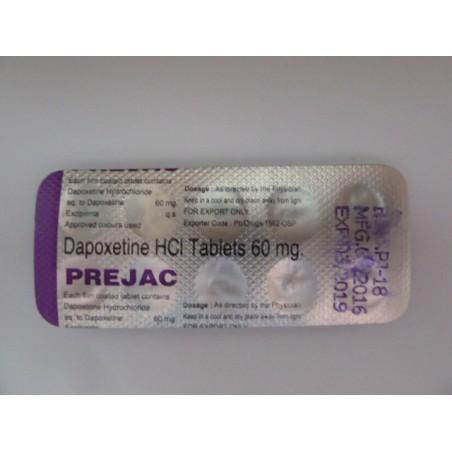 PREJAC  Dapoxetine 10 tablets 60mg