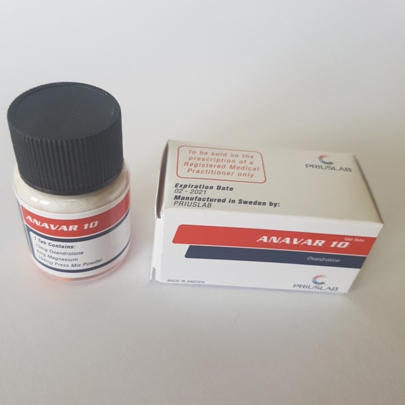 Prius Anavar Oxandrolona 100 tabs 10 mg